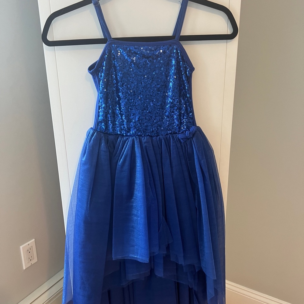Ooh! Ooh! La! La! Couture Blue Sequin Tulle dress size 6x/7